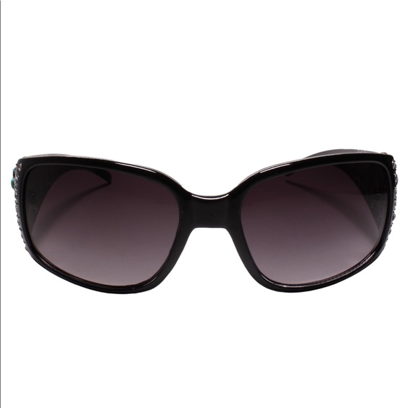 Rhinestone Western Bling Cowgirl Style Sunglasses - Picture 2 of 3